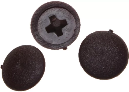 Заглушка декоративная ЗУБР под шуруп, цвет кр-дерево, шлиц №2, ТФ6, 40шт 4-308156-5 купить в Перми