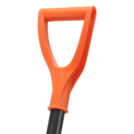 Лопата для уборки снега поликарбонат Сибртех, 465х410х1390 мм, стальной черенок, усиленная 61655 купить в Перми