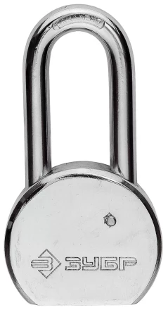 Замок навесной ЗУБР &quot;серия 272&quot; с удлинен закал дужкой, стальной корпус, 65мм 4-37272-65 купить в Перми
