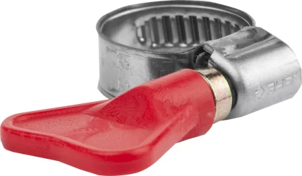 Хомуты ЗУБР &quot;ЭКСПЕРТ&quot; &quot;Бабочка&quot;, нерж. сталь, накатная лента 9 мм, 12-20 мм, 2 шт 37835-12-20 купить в Перми