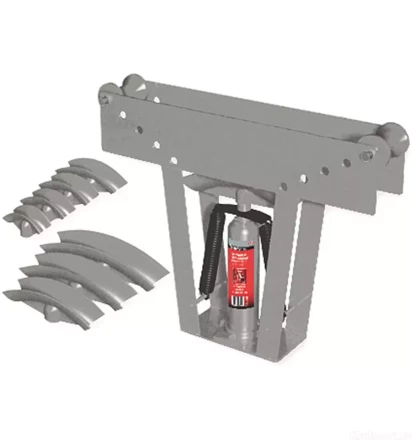 Трубогиб гидравлический 1/2–2 12 т в комплекте с башмаками MATRIX 181335 купить в Перми