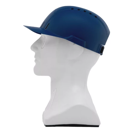 Каскетка защитная &quot;Стиль&quot;, пластиковая, синяя Сибртех 89170 купить в Перми
