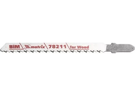 Полотна для электролобзика по дереву 3 шт T101BF 75 x 2,5мм Bimetal MATRIX Professional 78211 купить в Перми