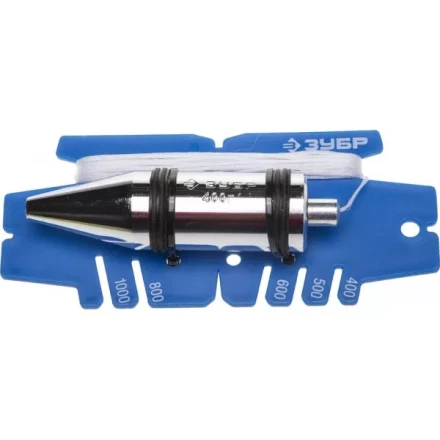 Отвес ЗУБР &quot;ЭКСПЕРТ&quot; строительный в пластмассовом чехле, 400гр 06347-40 купить в Перми