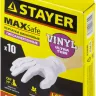 Перчатки STAYER "MASTER" виниловые экстратонкие, L, 10шт 11208-L купить в Перми