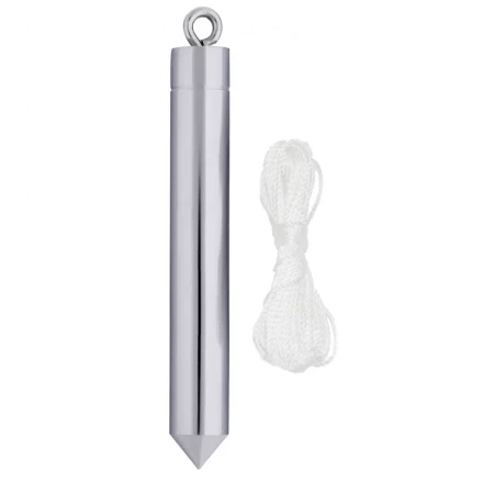 Отвес цилиндрический 200 г шнур 5 м Matrix 84886 купить в Перми