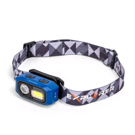 Фонарик налобный светодиодный со встроенным аккумулятором КВТ HL-6567 (88899) купить в Перми