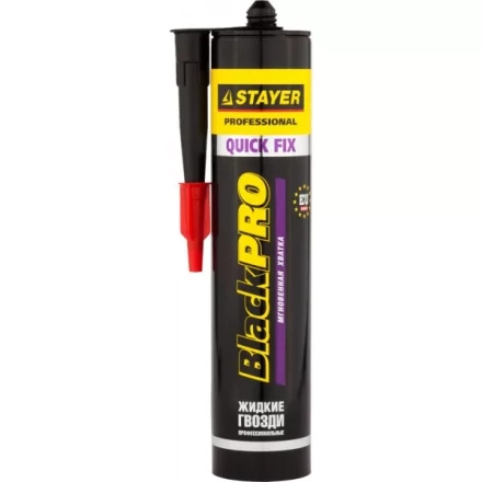 Клей монтажный STAYER Professional, мгновенная хватка, 280мл 41324 купить в Перми