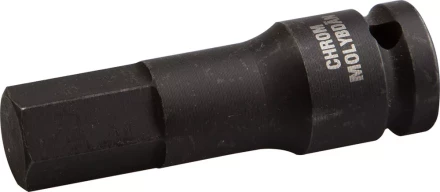 Торцовая головка KRAFTOOL &quot;INDUSTRIE QUALITAT&quot; ударная (1/2&quot;), HEX, Cr-Mo, фосфатированная, H14 27950-14_z01 купить в Перми