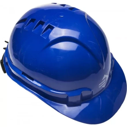 Каска защитная ЗУБР &quot;ЭКСПЕРТ&quot; храповый механизм регулировки размера, синяя 11094-3 купить в Перми