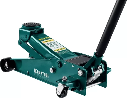 Домкрат гидравлический подкатной &quot;Kraft-Lift&quot;, 3т, 133-465 мм, KRAFTOOL 43450-3 43450-3 купить в Перми