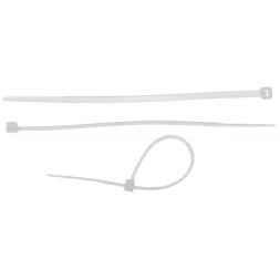 Хомуты ЗУБР нейлоновые, в п/э пакете, тип 7, белые, 4,8ммх500мм, 25шт 4-309017-48-500