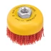Щетка для УШМ, 75 мм, Чашка, нейлоновая щетина, М14, Denzel 74465 купить в Перми