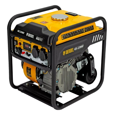 Генератор инверторный DENZEL GK-2200iF, 2,2 кВт, 230 В, ручной старт купить в Перми