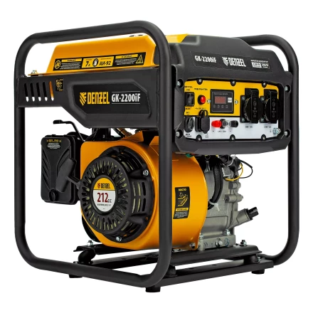 Генератор инверторный DENZEL GK-2200iF, 2,2 кВт, 230 В, ручной старт купить в Перми