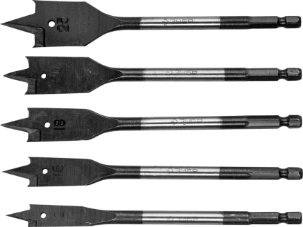 ЗУБР. Набор перьевых сверл по дереву, 5 шт: 12-16-18-20-25 мм 29505-H5 купить в Перми