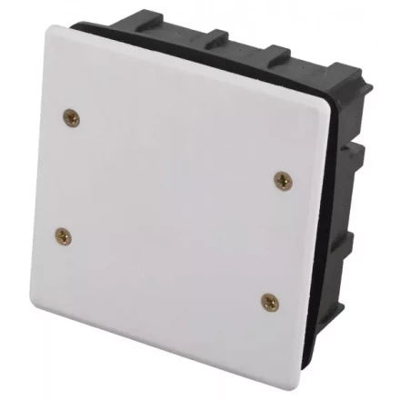 Коробка монтажная СВЕТОЗАР для подштукатурного монтажа, макс. напряжение 400В, с крышкой, 100х100х50мм, квадратная SV-54927 купить в Перми