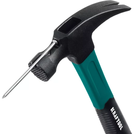 Молоток-гвоздодер с фиберглассовой двухкомпонентной рукояткой 20265-56 купить в Перми