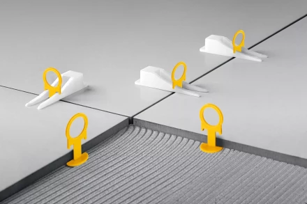 ЗУБР КОЛЬЦО, 1,5 мм, зажим, 100 шт, система выравнивания плитки (33860-100) купить в Перми