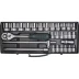 Набор торцовых головок KRAFTOOL &quot;INDUSTRIE QUALITAT&quot; (1/2&quot;) универсальный, Cr-V, металлический кейс, 28 предметов 27892-H28_z01 купить в Перми