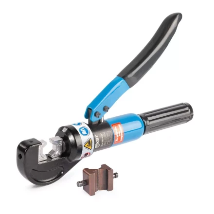 Пресс гидравлический ручной КВТ ПГР-70БР для опрессовки наконечников до 70 мм и резки болтов  до 12 мм (91807) купить в Перми