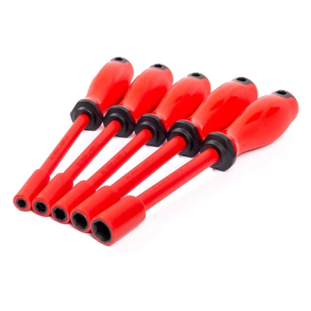 Набор диэлектрических отверток КВТ VDE НИО-2205-Т с внутренним шестигранником, 5 шт. (88927) купить в Перми