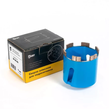 Сверло алмазное КВТ SF-D70 M16 для подрозетников (85565) купить в Перми