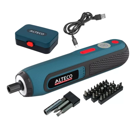 Аккумуляторная отвертка прямая ALTECO CSD 4V T 67507 купить в Перми