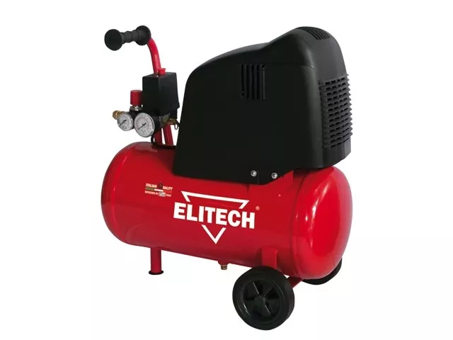 Компрессор безмасляный поршневой прямой привод Elitech ОМ 195/24+4К купить в Перми