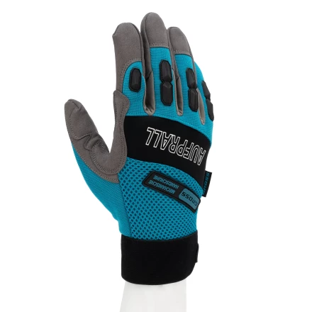 Перчатки универсальные комбинированные, с защитными накладками, STYLISH, размер M (8)// Gross 90318 купить в Перми