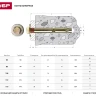 Болт анкерный ЗУБР с пластиковым кольцом, желтопассивированный, 10х100мм, ТФ6, 1шт 4-302316-10-100 купить в Перми