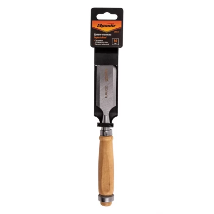 Долото-стамеска 30 мм, деревянная рукоятка// Sparta 242535 купить в Перми