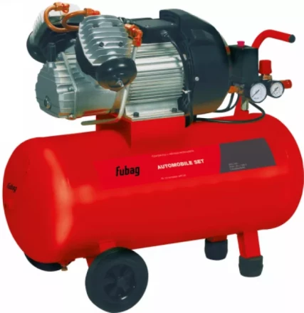 Компрессор масляный поршневой прямой привод Automobile Set VD 32/50 + 9 предметов Fubag купить в Перми