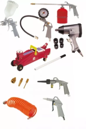 Компрессор масляный поршневой прямой привод Automobile Set VD 32/50 + 9 предметов Fubag купить в Перми