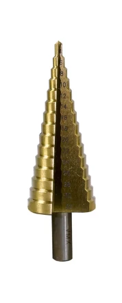 Сверло для металла ступенчатое 4-32мм 15 ступ шаг 2 ход 5 VMX 511632 купить в Перми