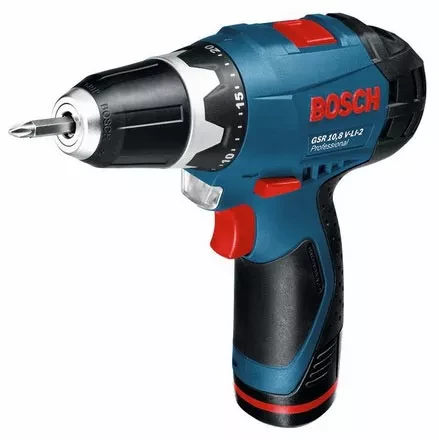 Дрель-шуруповерт аккумуляторная BOSCH GSR 10,8-2-LI (0.601.868.109) в кейсе купить в Перми