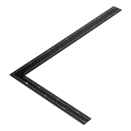 Угольник Denzel, 400 х 600 мм, алюминиевый, лазерная гравировка 32393 купить в Перми