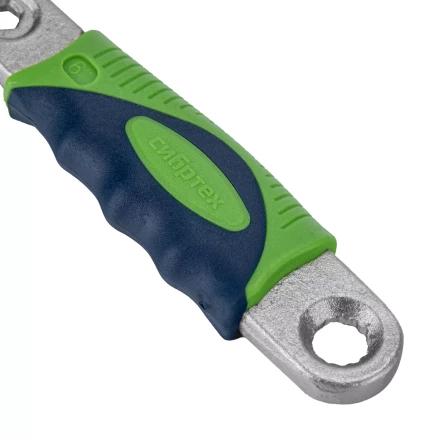 Ключ разводной Сибртех, 150мм, переставная губка, 2-х комп. рукоятка, 15597 купить в Перми