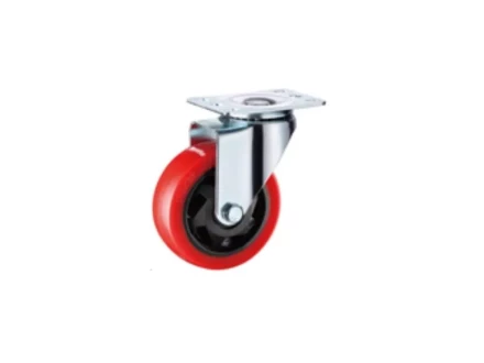 Колесо поворотное усиленное полиуретан SCMh 55 125 мм под болт 1046978 купить в Перми