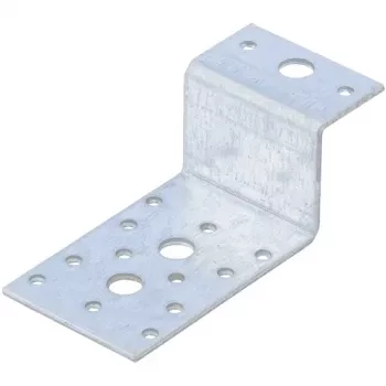 Крепежный уголок Z-образный, KUZ 45х90х65 мм, цинк  СИБРТЕХ Россия 46537 купить в Перми