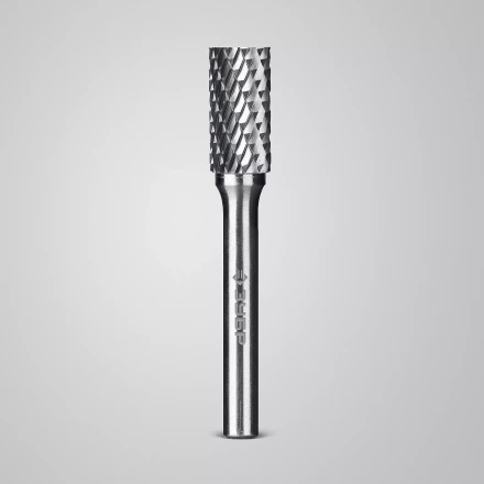 Зубр Твердосплавная борфреза А - цилиндр с гладким торцом, 10 х 20 мм (28800-10-20) купить в Перми