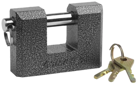 Замок STAYER &quot;MASTER&quot; навесной, П-образн.металлический корпус, с закаленной дужкой, в коробке, 90мм 37143-90 купить в Перми