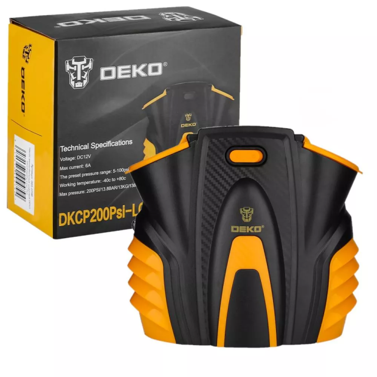 Насос автомобильный цифровой DEKO DKCP200Psi-LCD Plus, 065-0796 купить в Перми