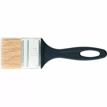 Кисть флейцевая &quot;Стандарт&quot;, 70*6, натуральная щетина, пластиковая ручка ручка, СИБРТЕХ 82506 купить в Перми