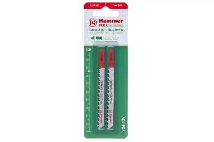 Пилки для лобзика HAMMER JG WD-PL T101BF (2pcs) купить в Перми
