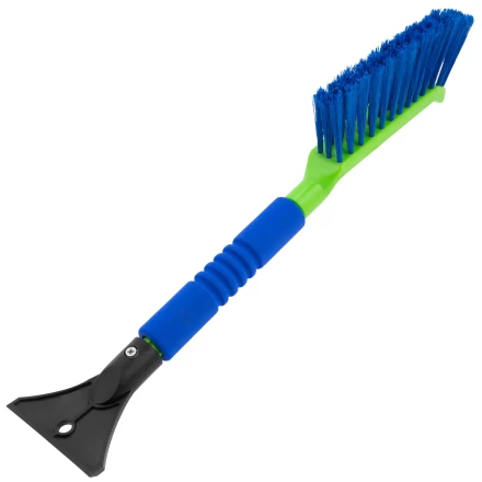 Щетка-сметка для снега со скребком, мягкая рукоятка, 425 мм Сибртех 55315 купить в Перми