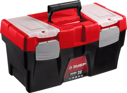 Ящик для инструмента &quot;НЕВА-20&quot; пластиковый, ЗУБР 38323-20 купить в Перми