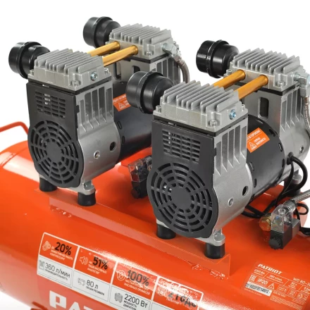 Компрессор поршневой безмасляный PATRIOT WO 80-360 купить в Перми