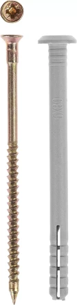 Дюбель-гвоздь ЗУБР &quot;МАСТЕР&quot; полипропиленовый, грибовидный бортик, 6 x 60 мм, 90 шт 4-301355-06-060 купить в Перми