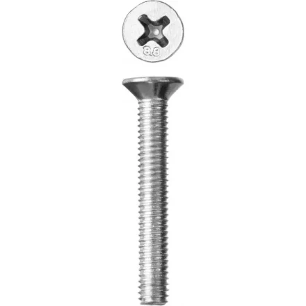 Винт ЗУБР DIN 965, класс прочности 8.8, оцинкованный, M5x30 мм, ТФ0, 4000 шт 4-303110-05-030 купить в Перми